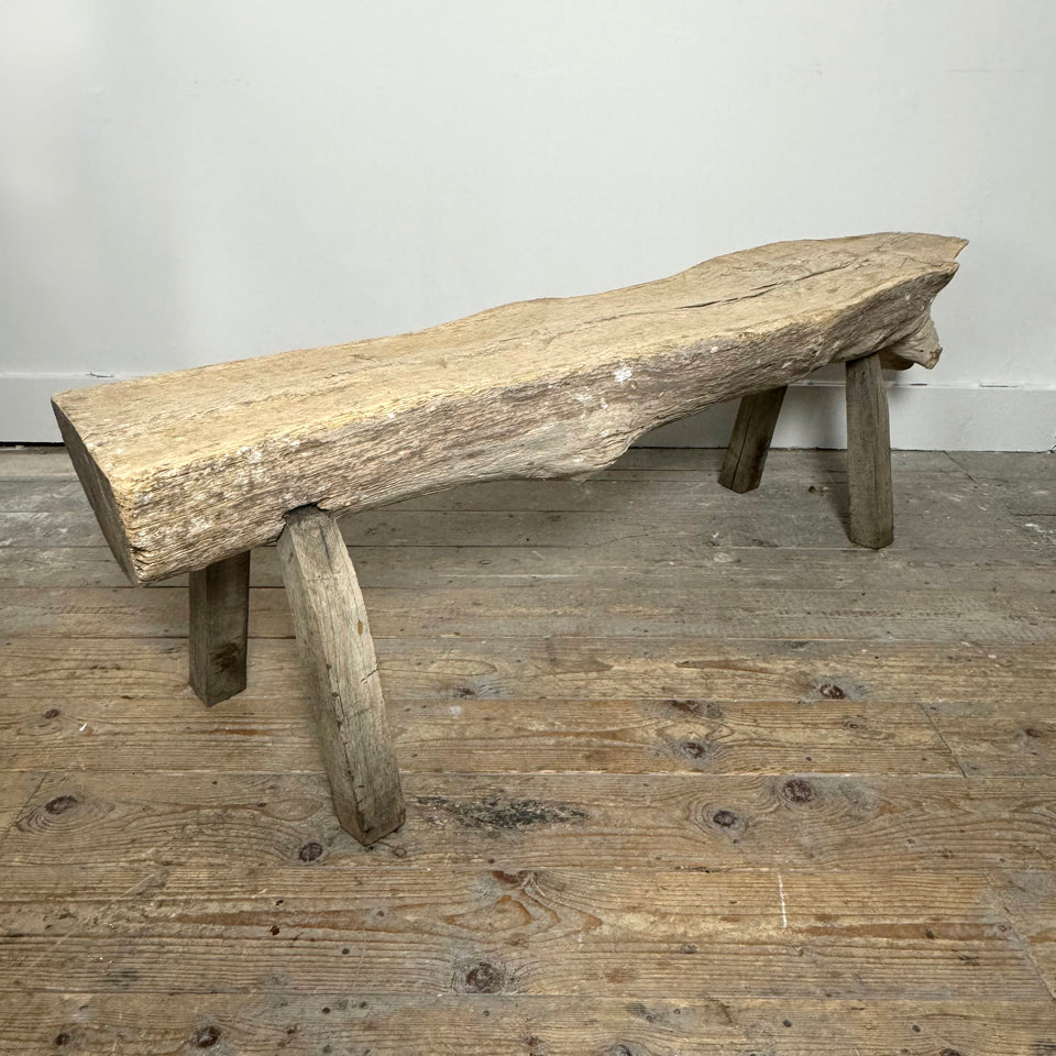 Long Naturalistic Bench