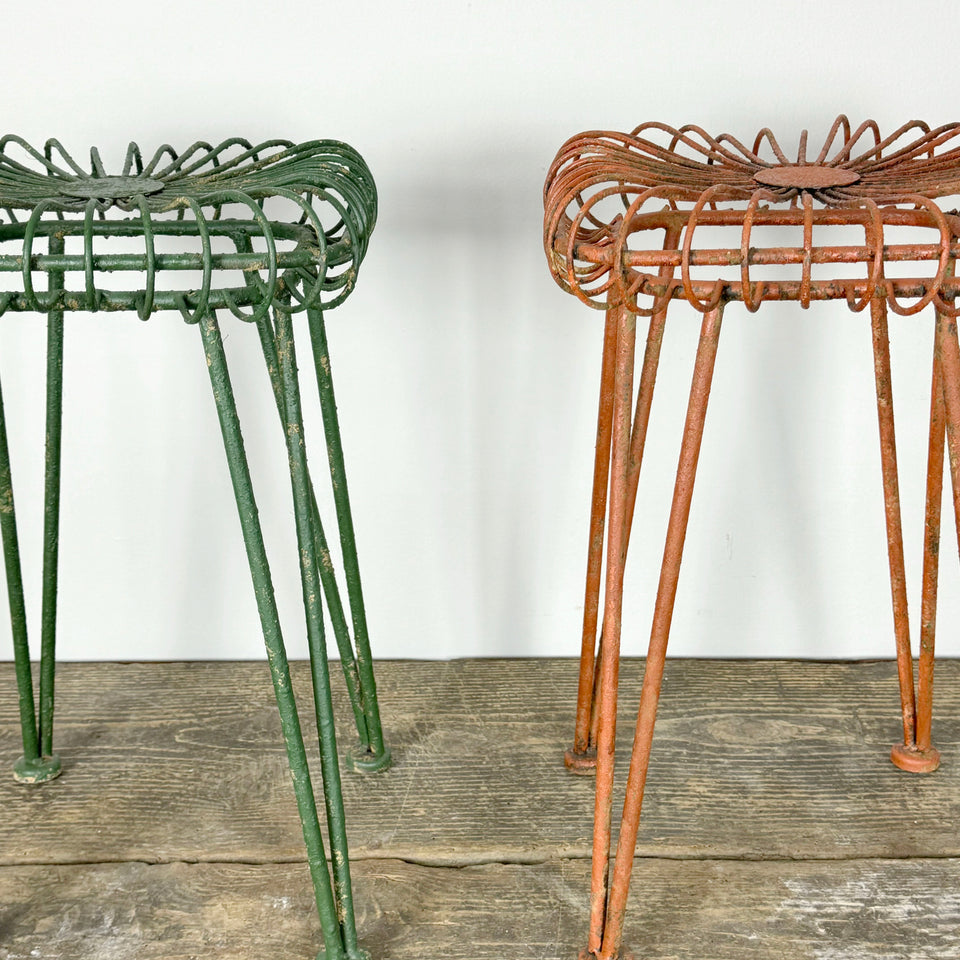 Pair of Wirework Stools