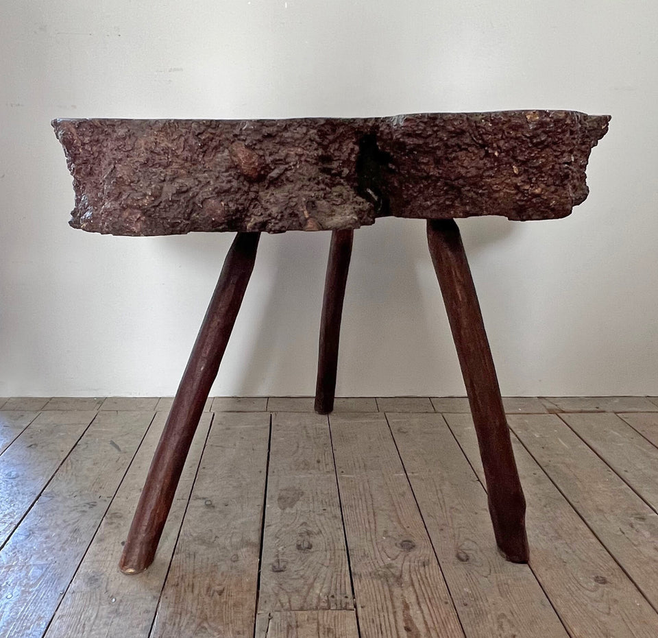 Burr Wood Table