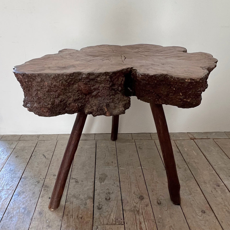 Burr Wood Table