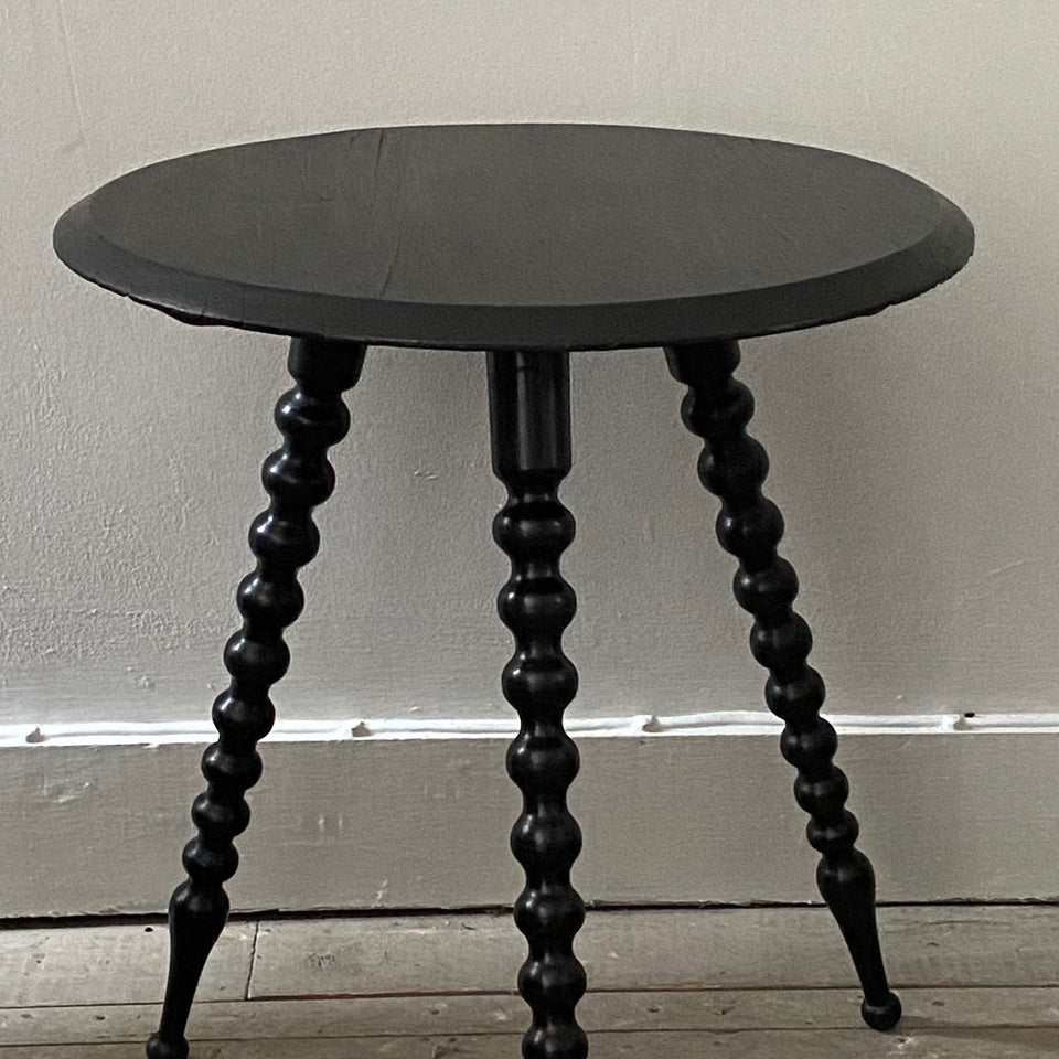 Ebonised Bobbin Table