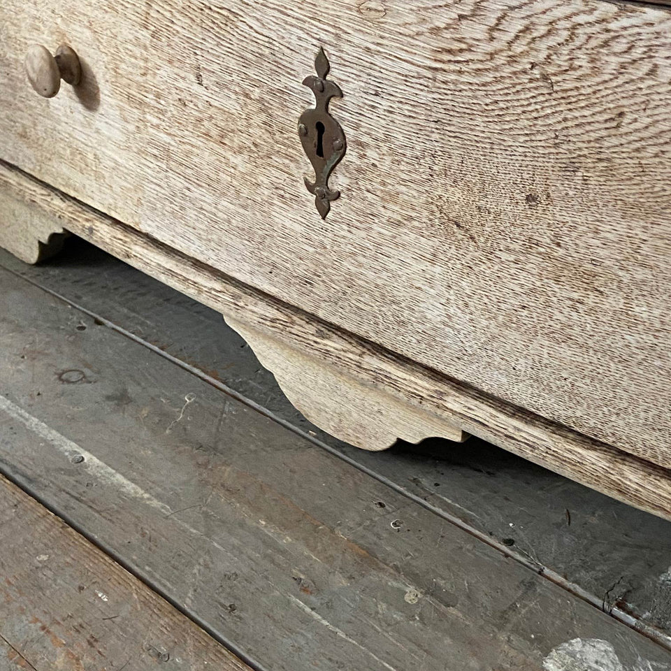 Bleached Oak Chest of Drawers