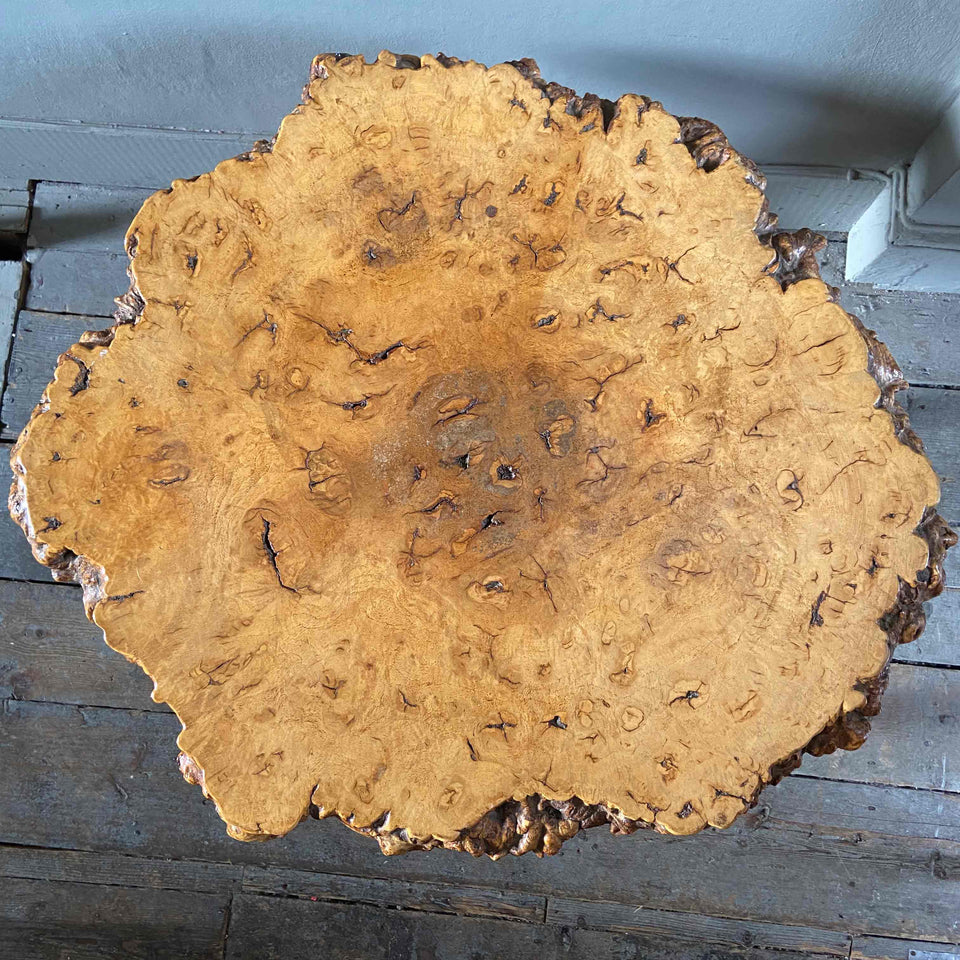 Burr Wood Table