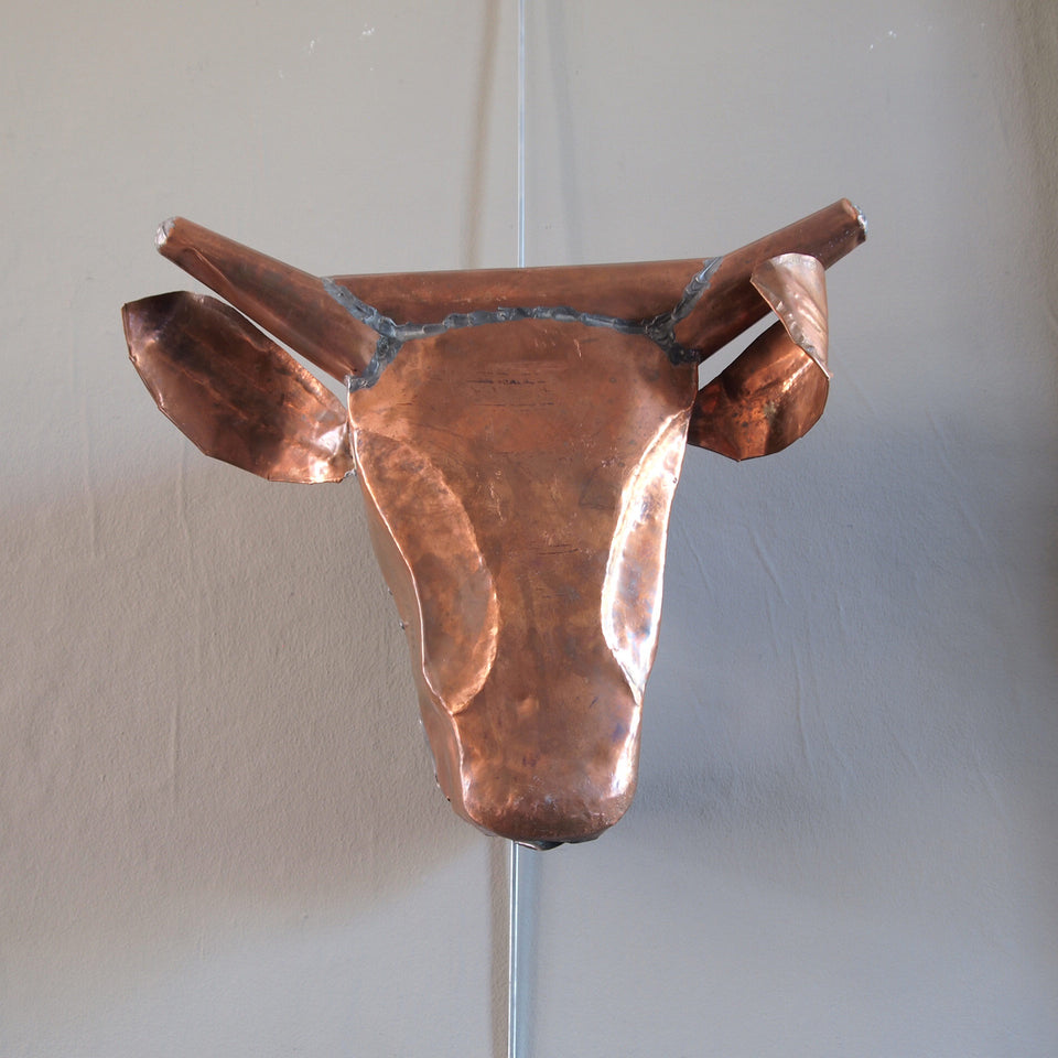 Copper Bull's Head