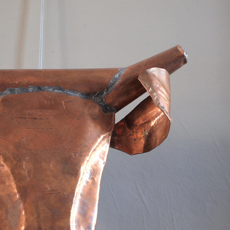 Copper Bull's Head