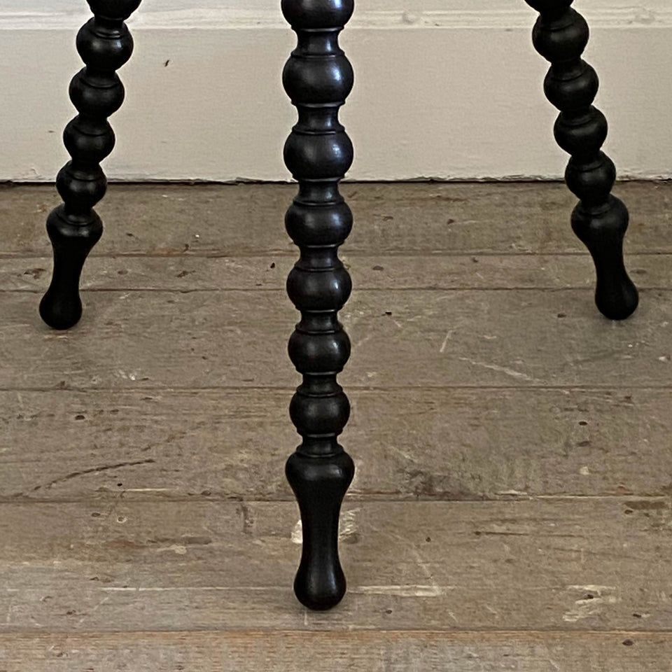 Ebonised Bobbin Table