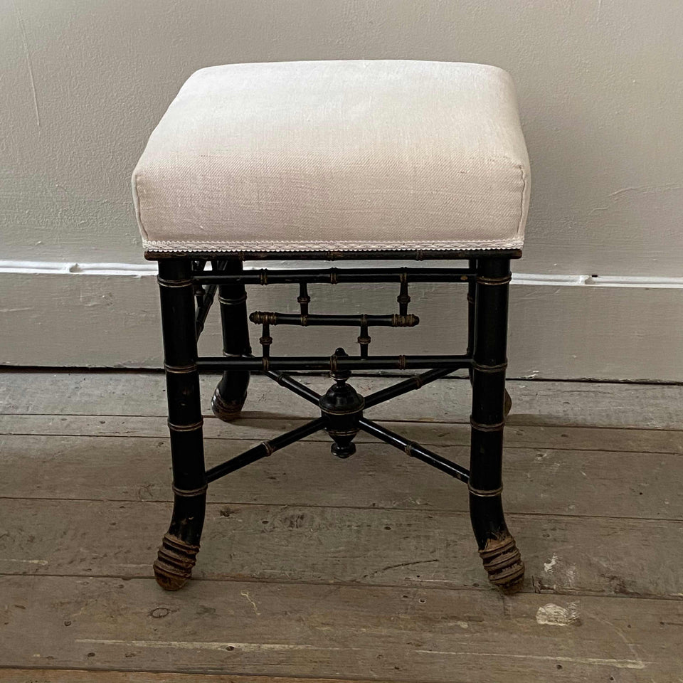 Faux Bamboo Stool