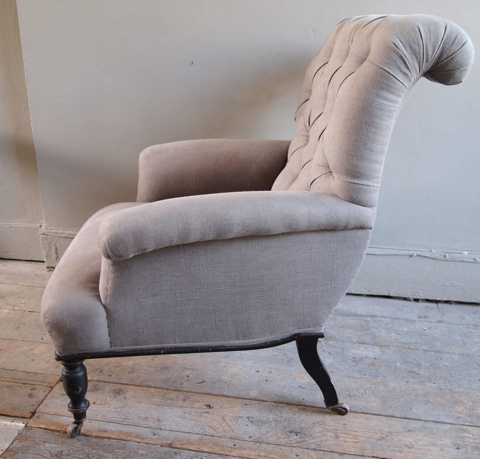 French Roll Back Armchair
