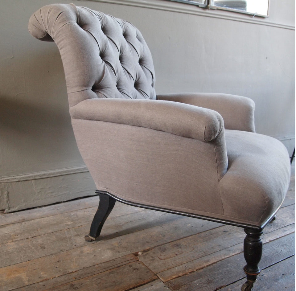 French Roll Back Armchair