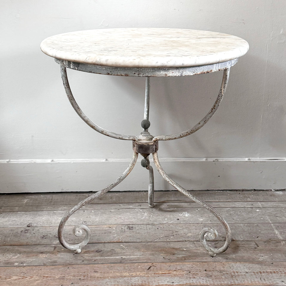 Marble Top Garden Table