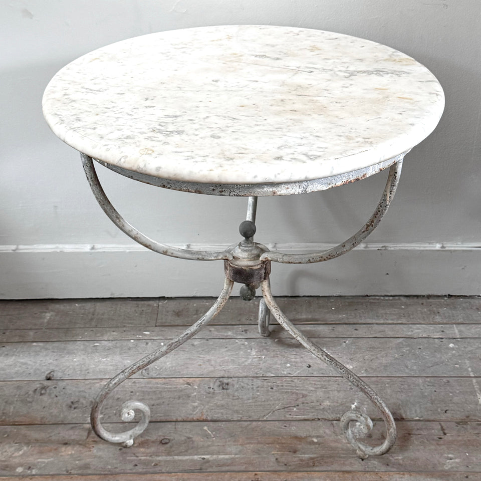 Marble Top Garden Table