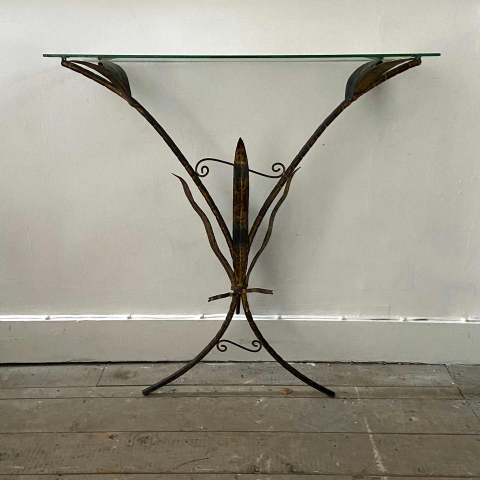 Gilt Metal Console