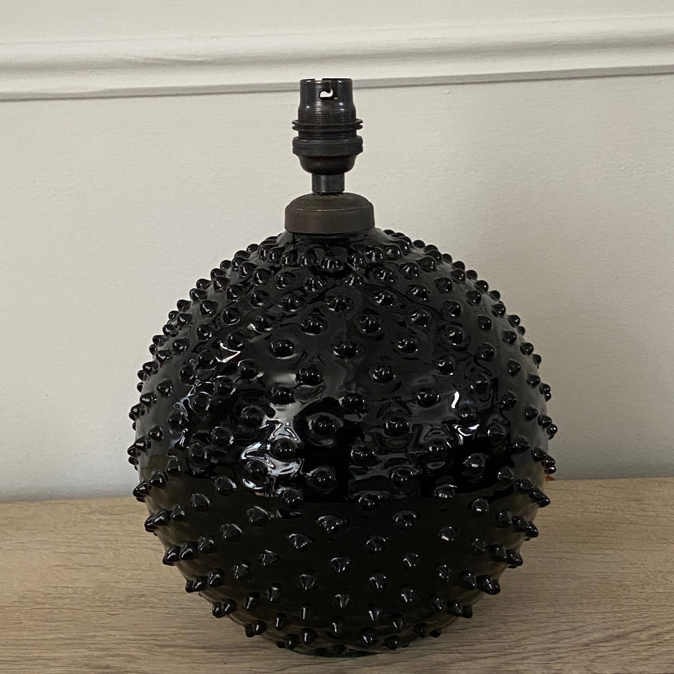 Hobnail Glass Lamp