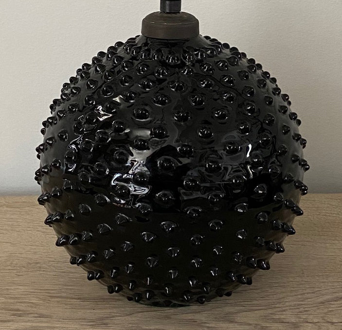 Hobnail Glass Lamp