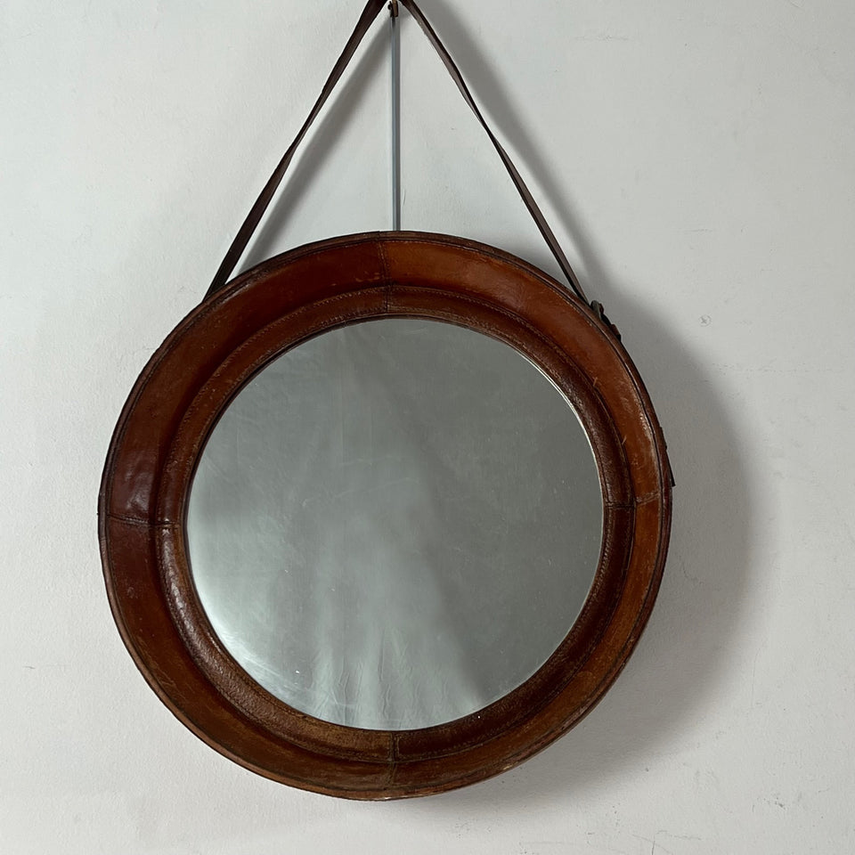 Leather Mirror