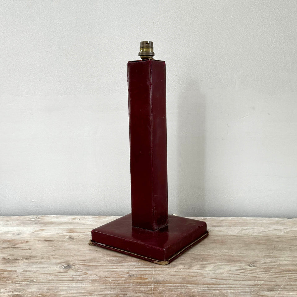 Leather Lampbase