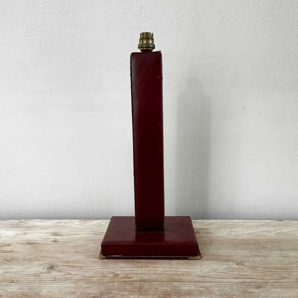 Leather Lampbase