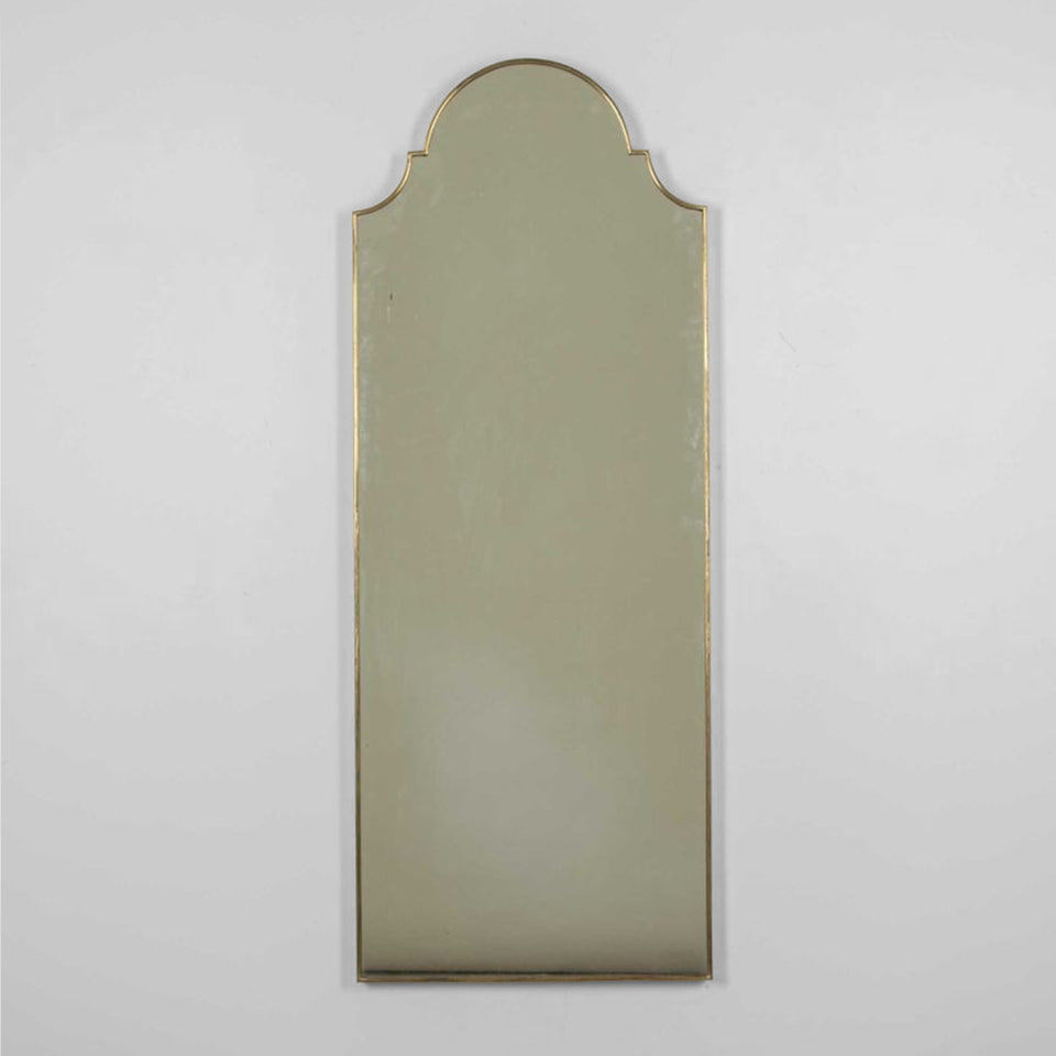 Mid-Century Italian Brass Mirror