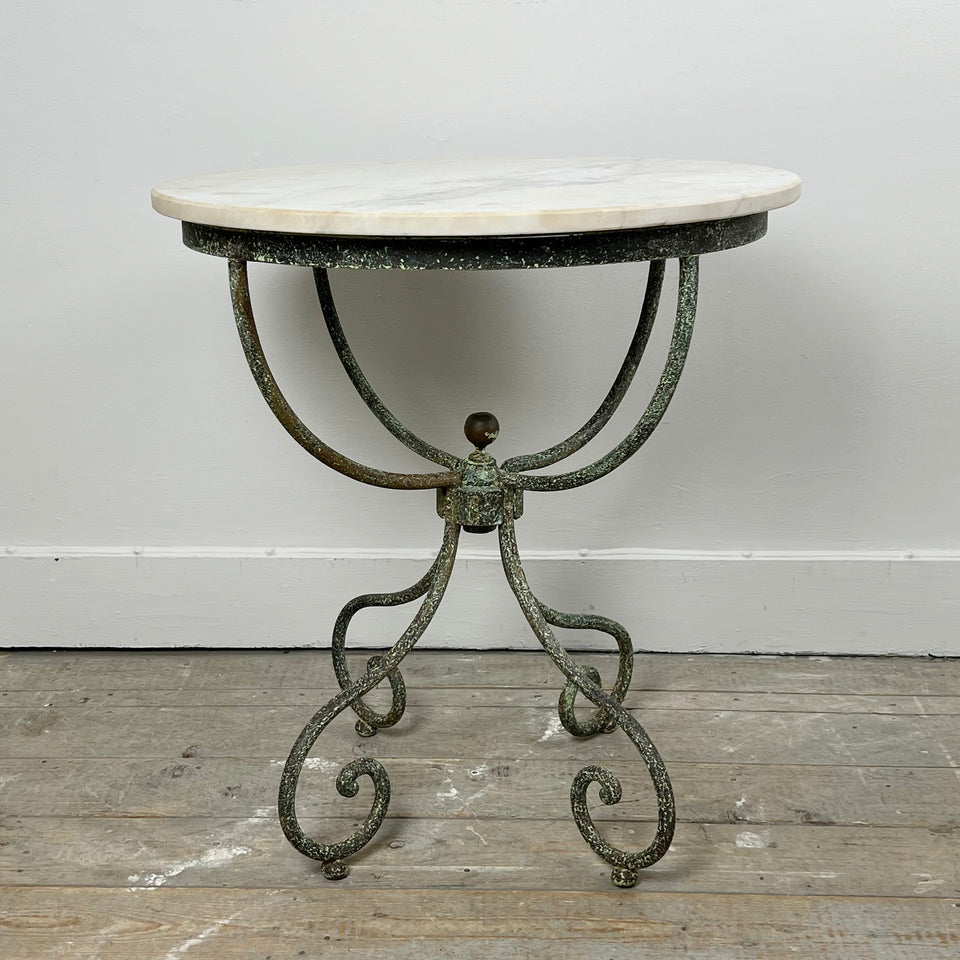 Marble Top Garden Table