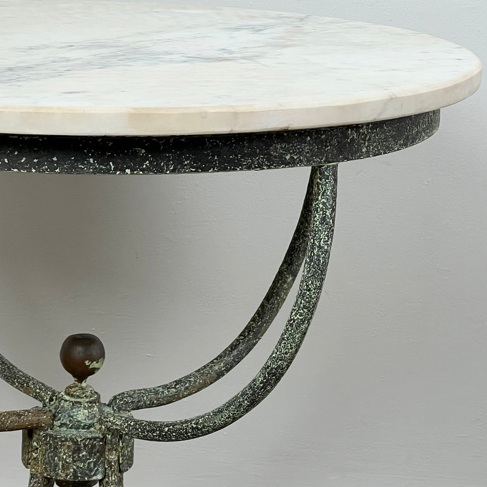 Marble Top Garden Table