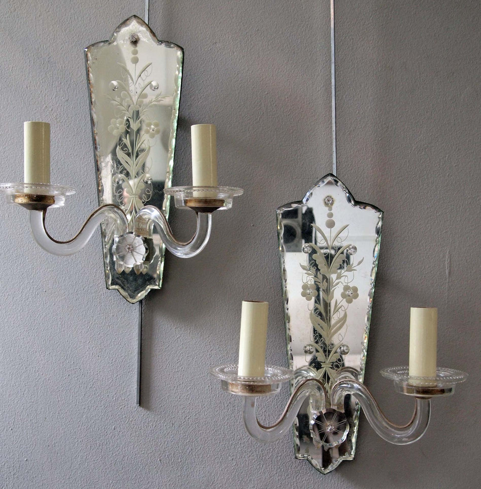Mirrored Wall Sconces