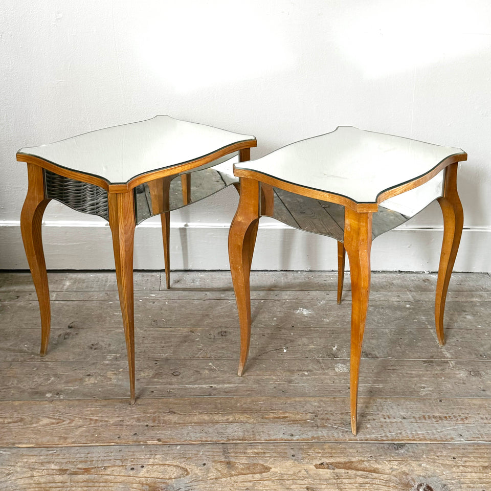 Mirrored Bedside Tables