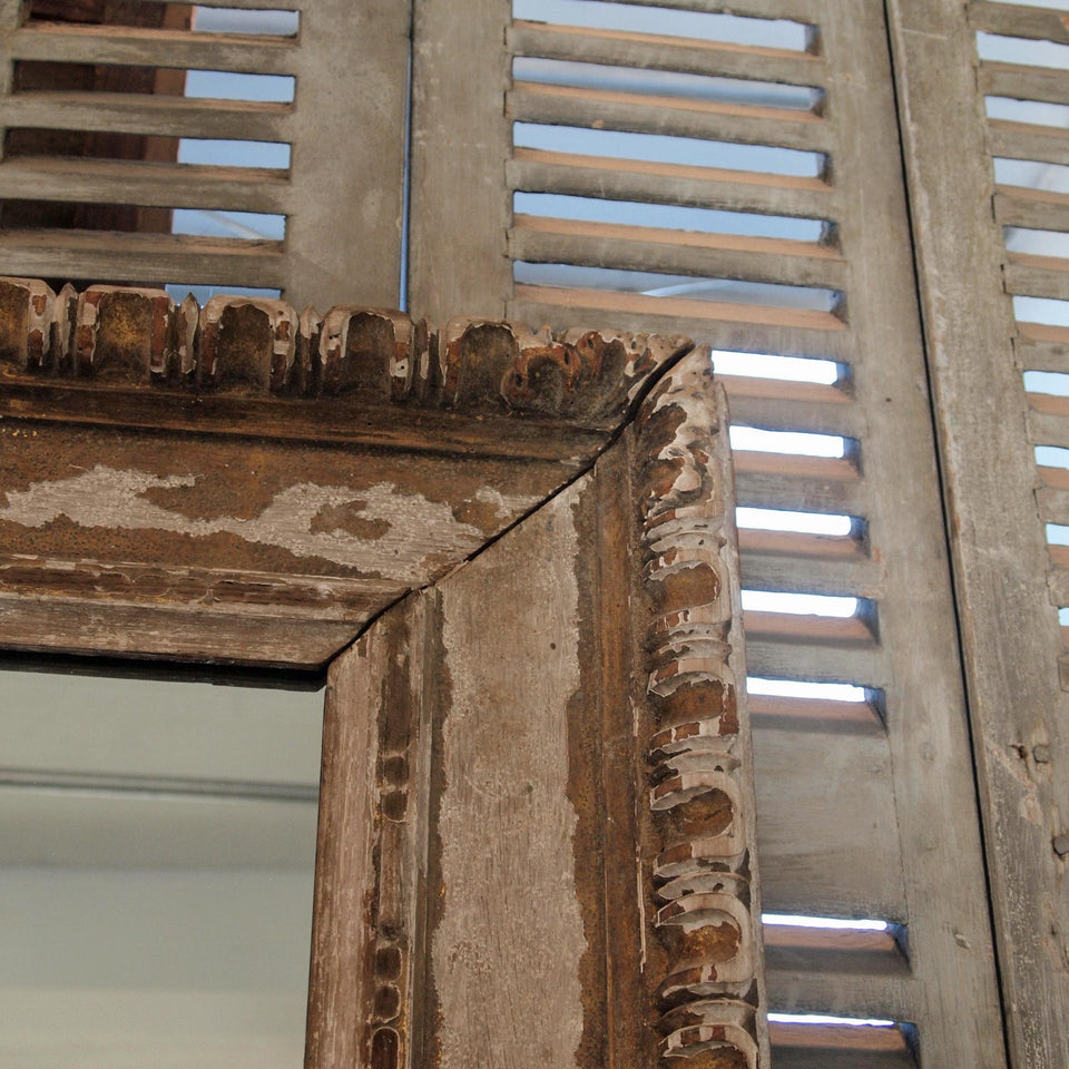 18th Century Oak Mirror