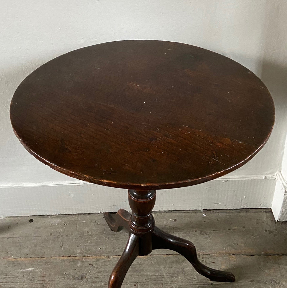 Oak Tripod Table