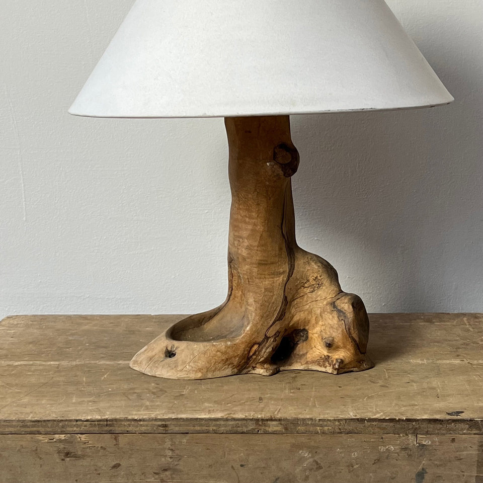 Olive Wood Lamp
