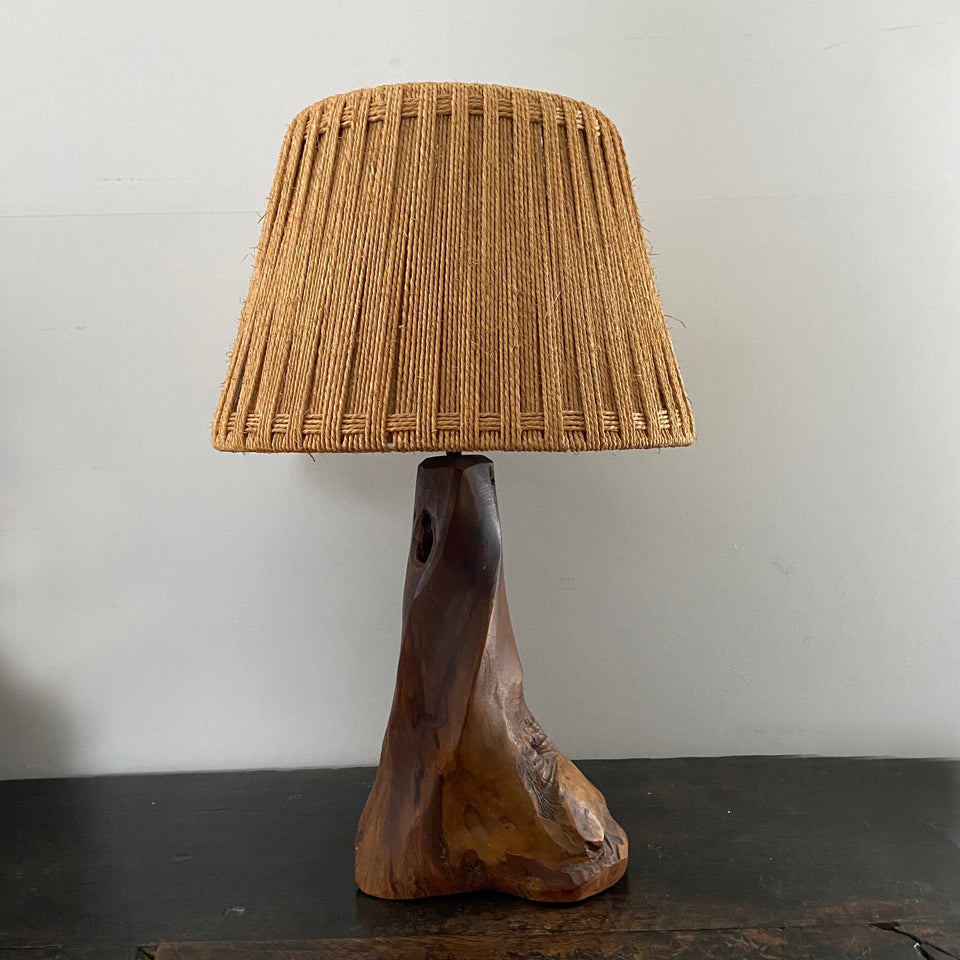 Olive Wood Lamp