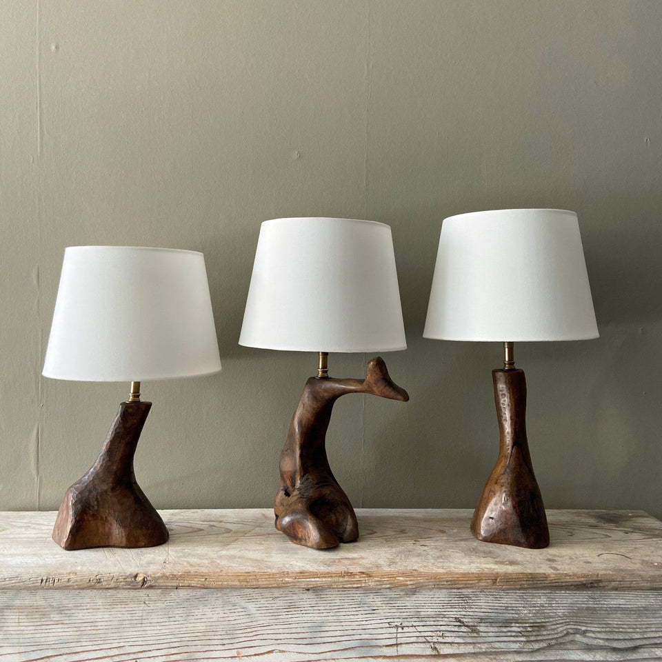Olive Wood Lamps
