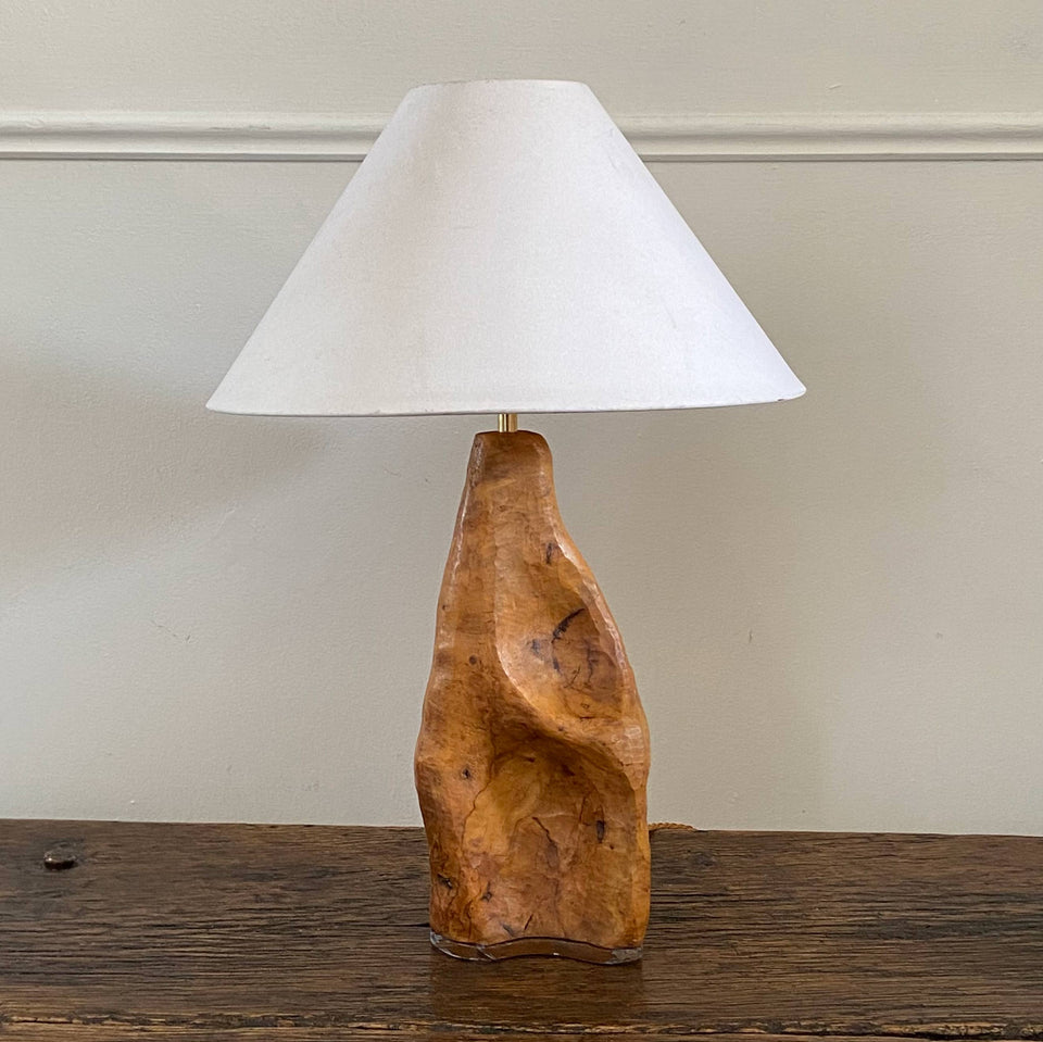 Olive Wood Lamp
