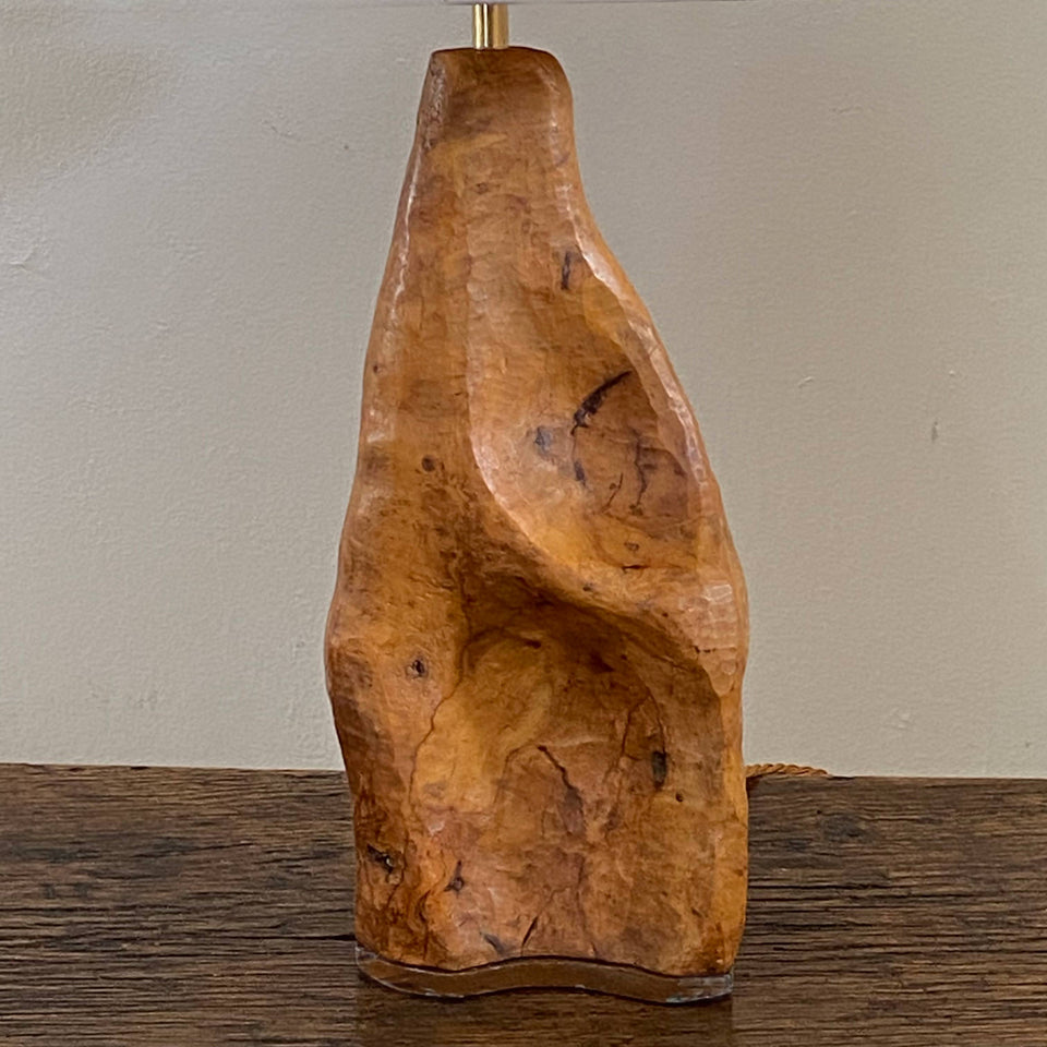 Olive Wood Lamp
