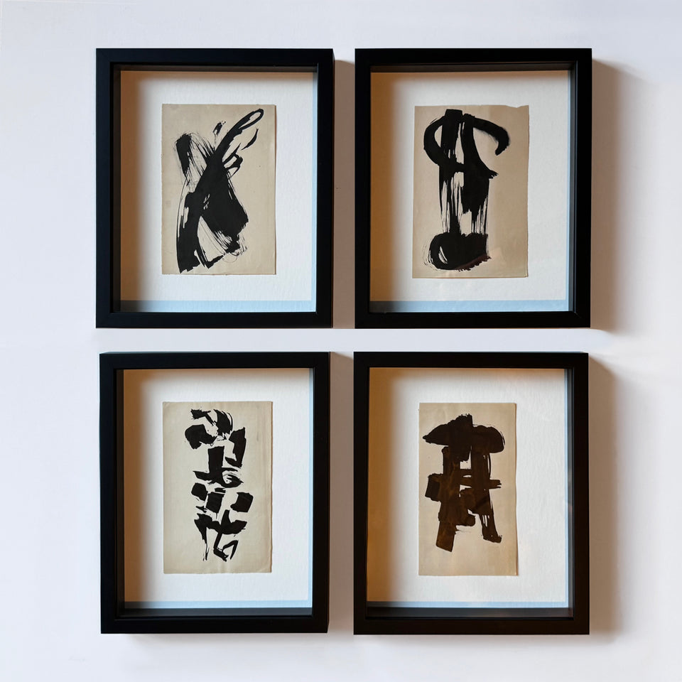 Japanese Style Ink Drawings