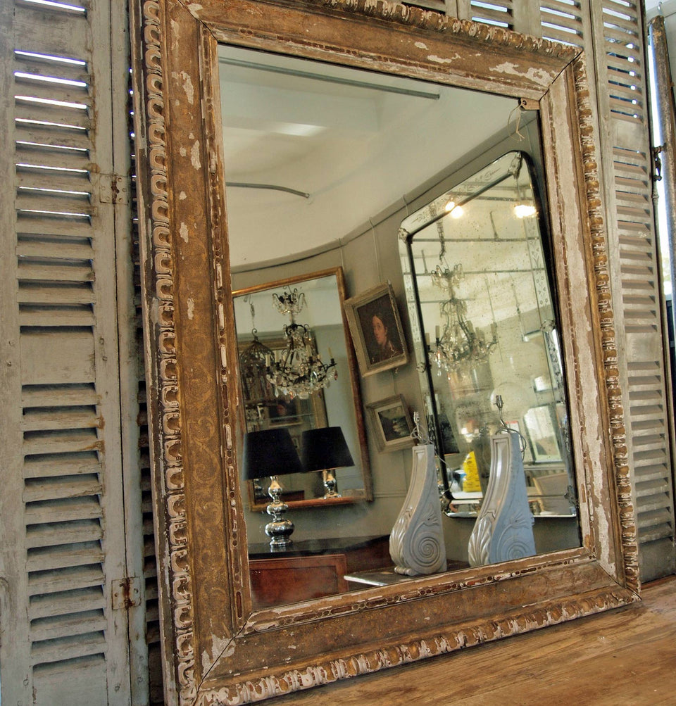 18th Century Oak Mirror