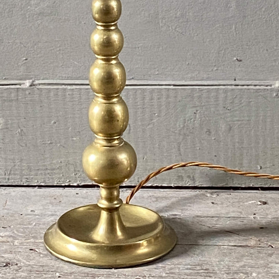 Pair Brass Table Lamps