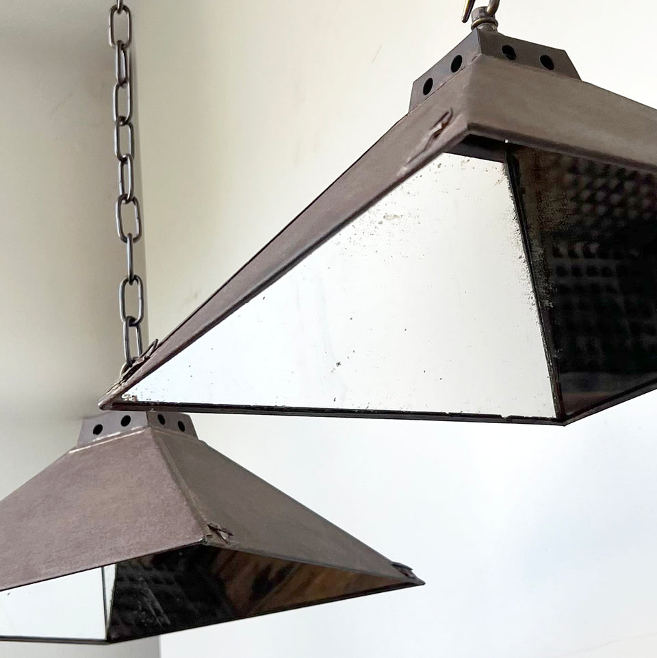 Industrial Mirrored Lights