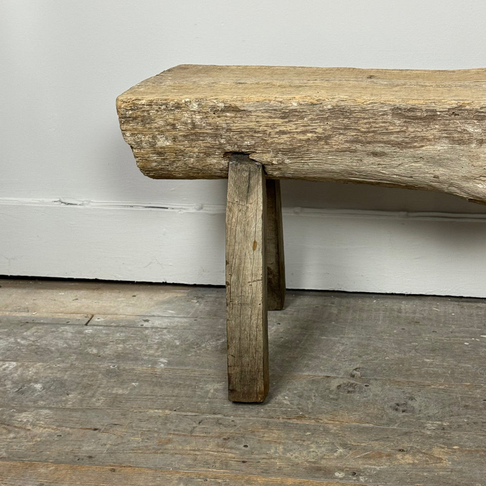 Long Naturalistic Bench