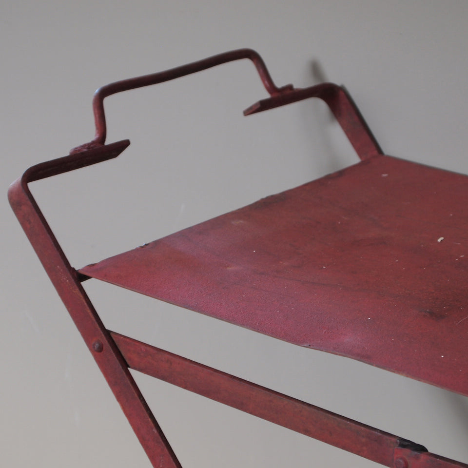 Red Iron Table