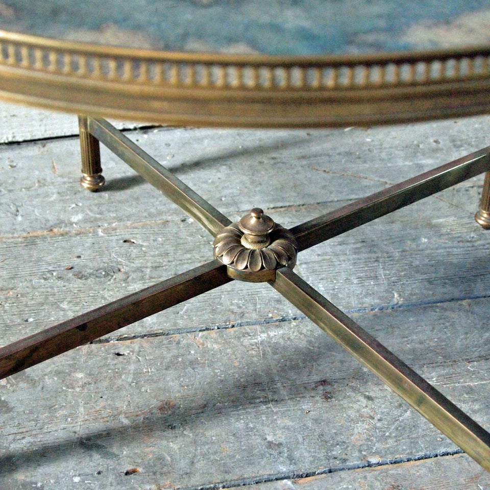 Round Brass Table
