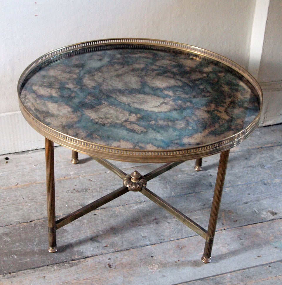 Round Brass Table