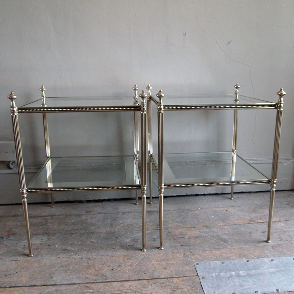 Silver Side Tables