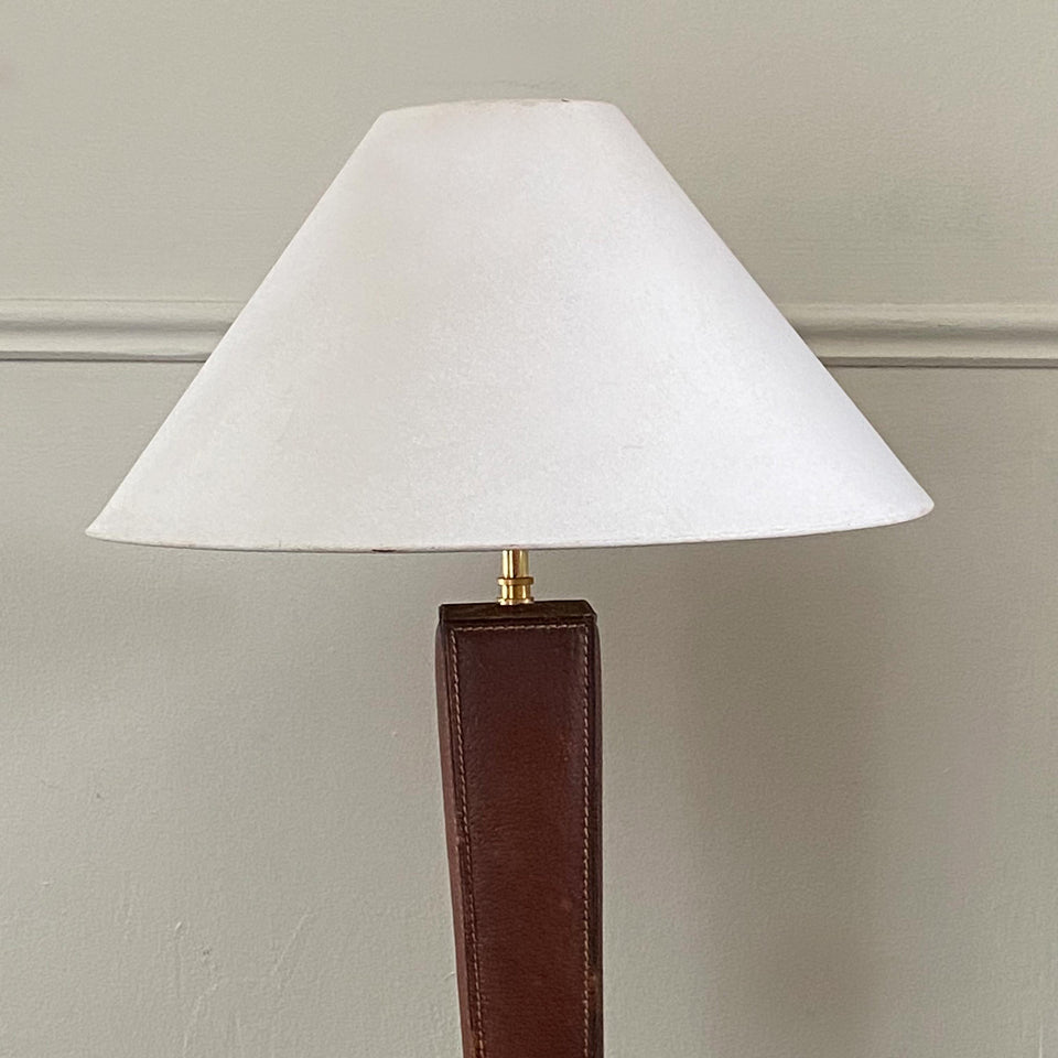 Stitched Leather Lamp