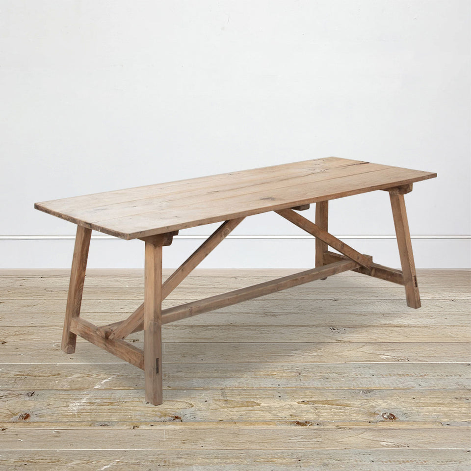19th Century Swedish X Frame Table