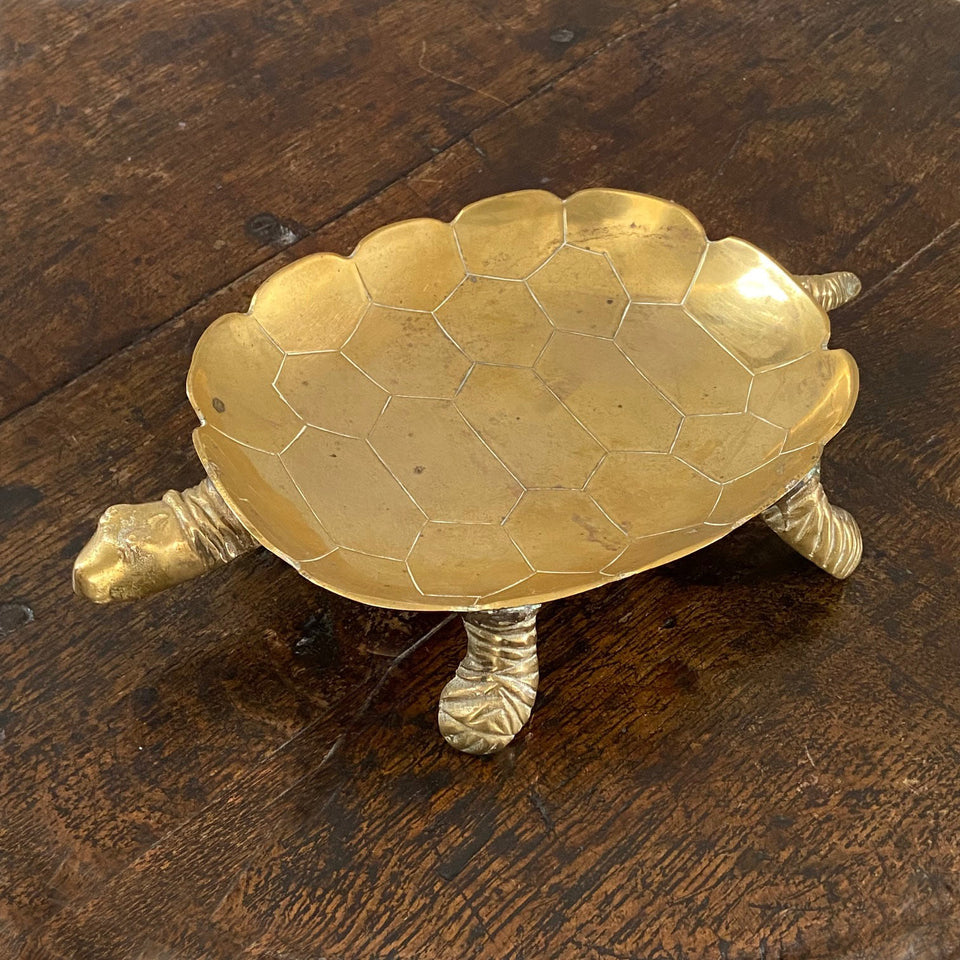 Brass Tortoise Dish