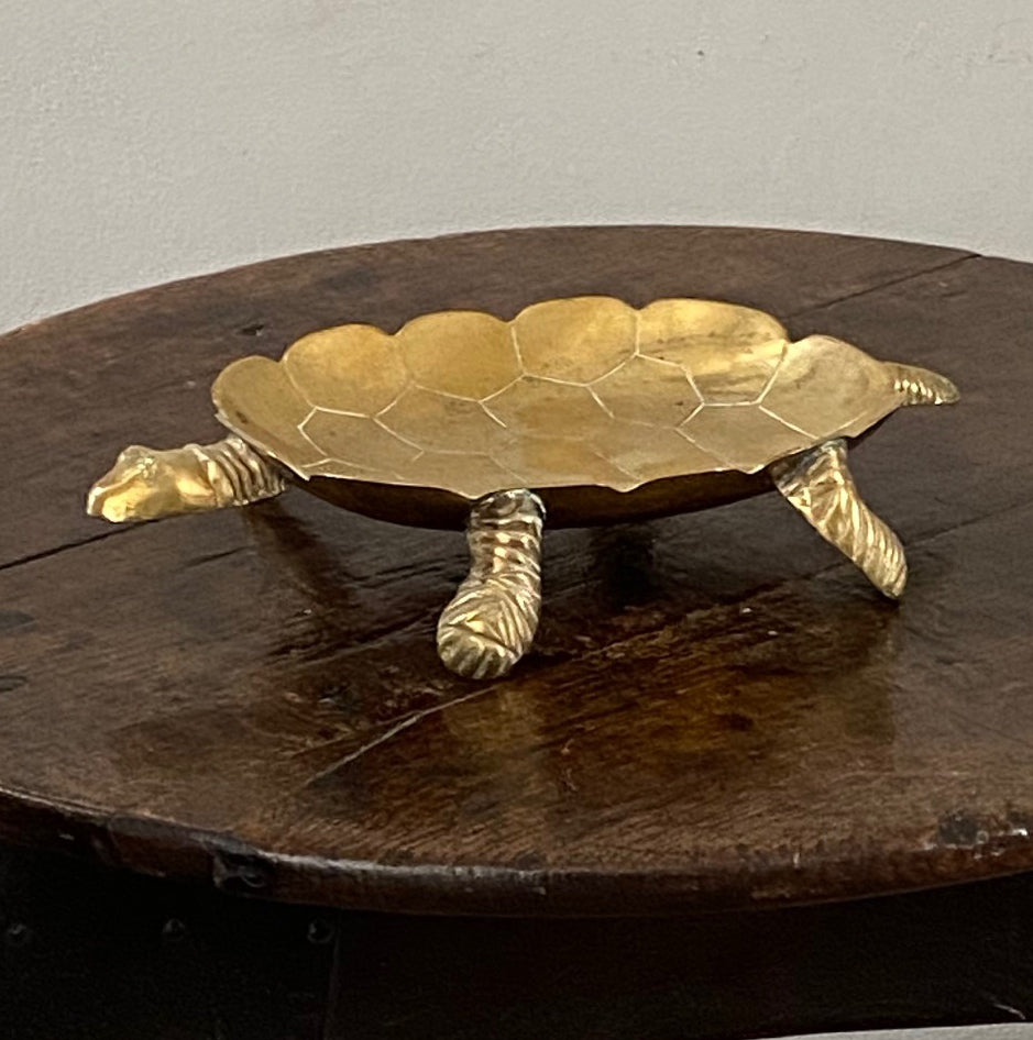 Brass Tortoise Dish